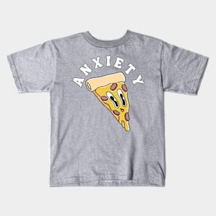 ANXIETY PIZZA | Funny Mental Health, Depression, Anxiety Kids T-Shirt